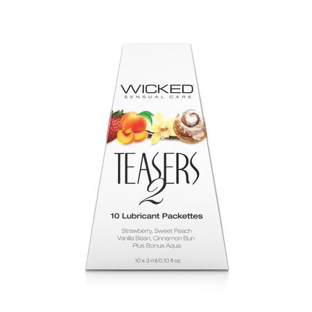 Wicked:teasers 2-10 Flavore Lube Pk