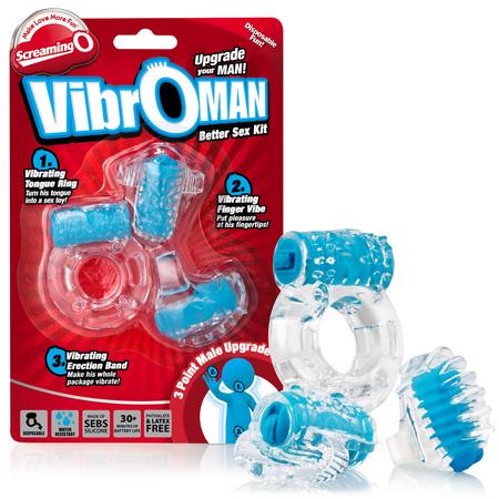 Vibr O Man Better Sex Kit-blue