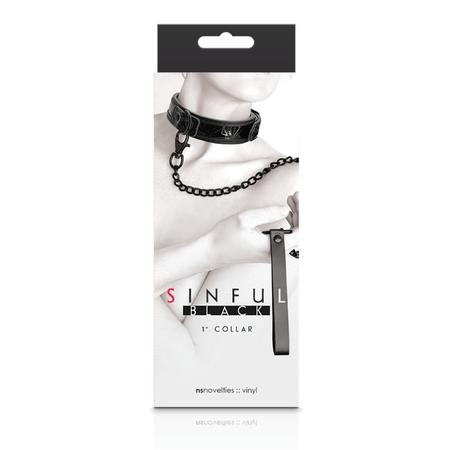 Sinful:1in Collar Black