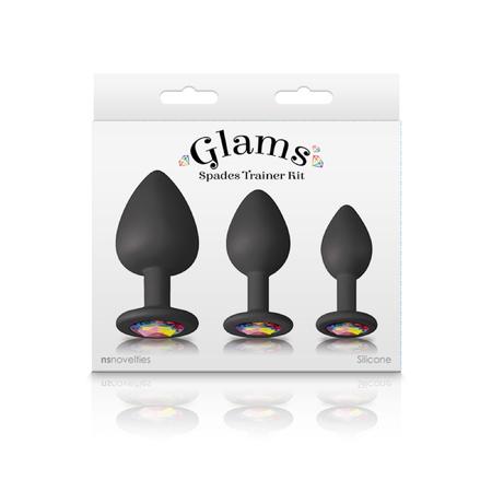 Glams Spades Trainer-blk